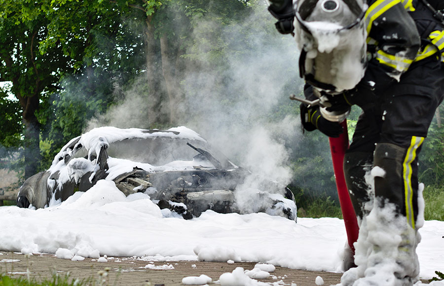 Beseitigung von Schaumlöschmittel